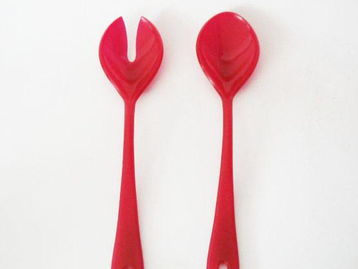 新塑料沙拉叉勺 廠家直銷，優質廚房用品